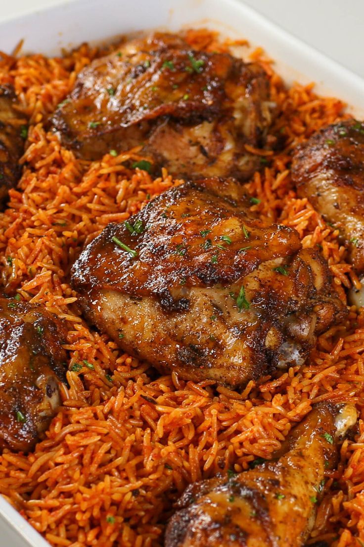 Smokey Jollof Rice